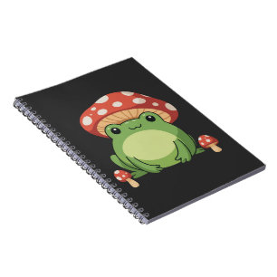 Cottagecore Kikker Esthetiek Cute Kikker met Padde Notitieboek
