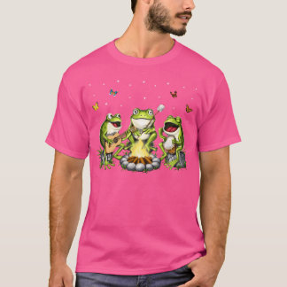 Cottagecore Kikkers Camping cadeau T-shirt