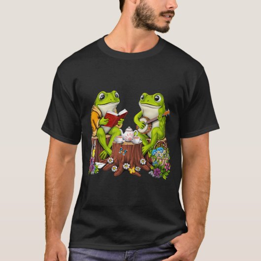 Cottagecore Kikkers T-shirt (Voorkant)
