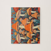 Cottagecore Kleurrijke Paddenstoelen Legpuzzel (Verticaal)