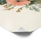 Cottagecore Knuffel Konijn Perfect Poster (Hoek)