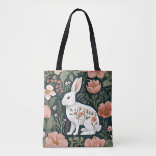 Cottagecore Knuffel Konijn Tote Bag