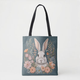 Cottagecore Knuffel Konijn Tote Bag