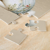 Cottagecore Konijn Charme Babydeken Legpuzzel (Zijkant)