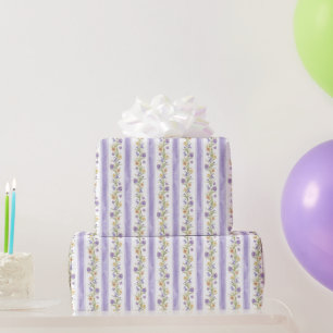Cottagecore Lavendel Bloemige Inpakpapier