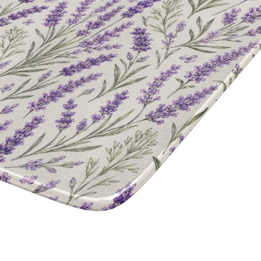 Cottagecore Lavendel Takje Botanisch Snijplank (Hoek)
