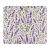Cottagecore Lavendel Takje Botanisch Snijplank (Voorkant)