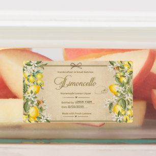 Cottagecore Limoncello Fleslabel Sticker