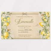 Cottagecore Limoncello Fleslabel Sticker (Design 1)