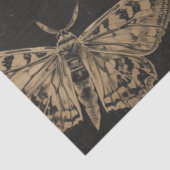 Cottagecore Maanvlinder Kruiden Apotheek Tissuepapier (Detail)