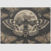 Cottagecore Maanvlinder Kruiden Apotheek Tissuepapier (Voorkant)