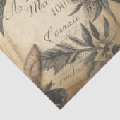 Cottagecore Maanvlinder Kruiden Apotheek Tissuepapier (Detail)
