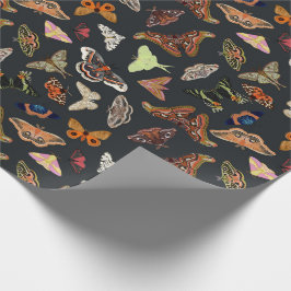 Cottagecore Moth dark cottagecore Cadeaupapier