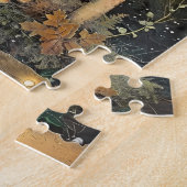 Cottagecore Mushroom Fairy Lights Legpuzzel (Zijkant)