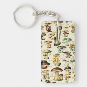 Cottagecore Mushrooms Naturalist Sleutelhanger