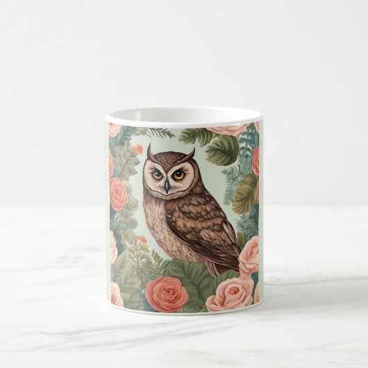 Cottagecore Owl Koffiemok (Center)