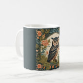 Cottagecore Owl Koffiemok (Voorkant links)