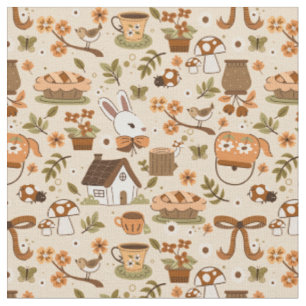 cottagecore paashaas konijn beige stof