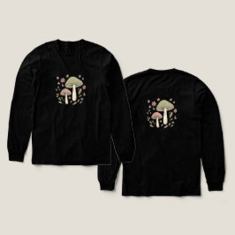 Cottagecore Paddenstoel Botanische Grafiek Tri-Blend Shirt
