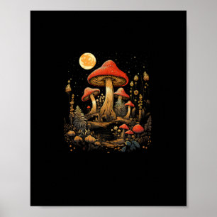 Cottagecore Paddenstoel Cottagecore Esthetiek Gobl Poster