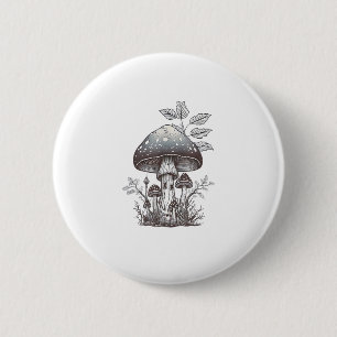 Cottagecore Paddenstoel Goblincore Esthetiek Padd Ronde Button 5,7 Cm