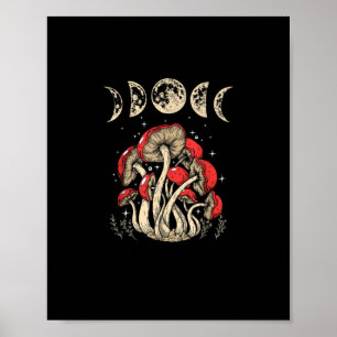 Cottagecore Paddenstoelen Academia Goblincore Esth Poster