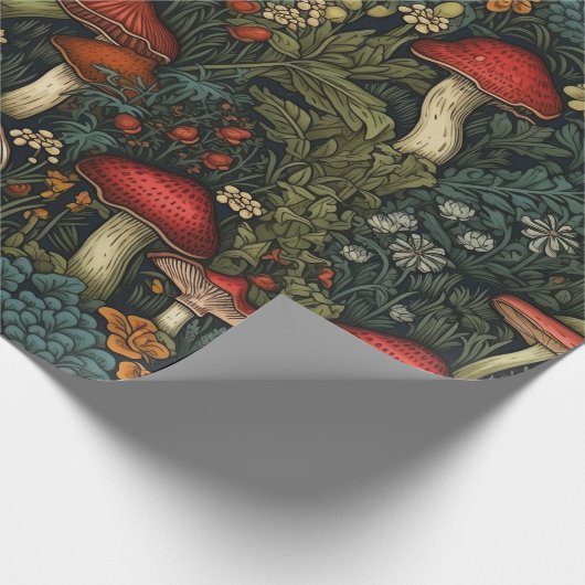  Cottagecore paddenstoelen Cadeaupapier (Hoek)