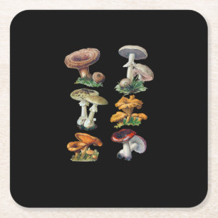 Cottagecore Paddenstoelen Goblincore Esthetiek Pad Kartonnen Onderzetters
