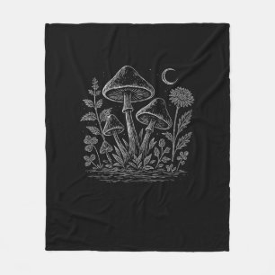 Cottagecore Paddenstoelen Schimmels Goblincore Est Fleece Deken