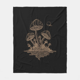 Cottagecore Paddenstoelen Schimmels Goblincore Est Fleece Deken