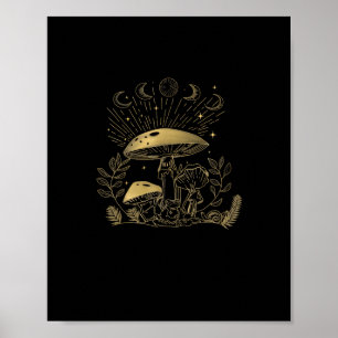 Cottagecore Paddenstoelen Schimmels Goblincore Est Poster