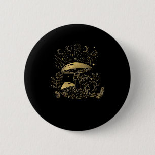 Cottagecore Paddenstoelen Schimmels Goblincore Est Ronde Button 5,7 Cm