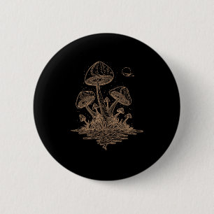 Cottagecore Paddenstoelen Schimmels Goblincore Est Ronde Button 5,7 Cm