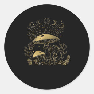 Cottagecore Paddenstoelen Schimmels Goblincore Est Ronde Sticker