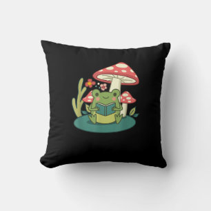 Cottagecore Paddenstoelenbos Pad Goblincore Mycolo Kussen