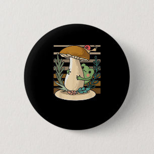 Cottagecore Paddenstoelenbos Pad Goblincore Mycolo Ronde Button 5,7 Cm