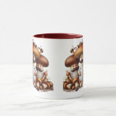 Cottagecore paddenstoelenfoeragemieren mokken (Midden)