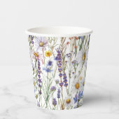 Cottagecore papieren bekertjes set bekers (Voorkant)