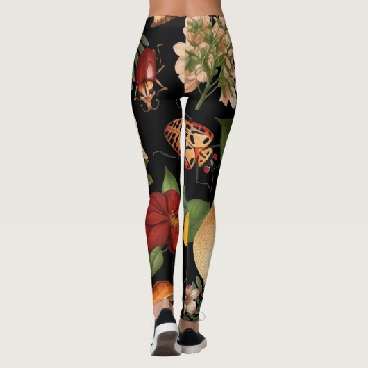 cottagecore patroon leggings (Achterkant)