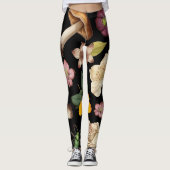 cottagecore patroon leggings (Voorkant)