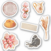 Cottagecore Planner Sticker Sheet (Voorkant)