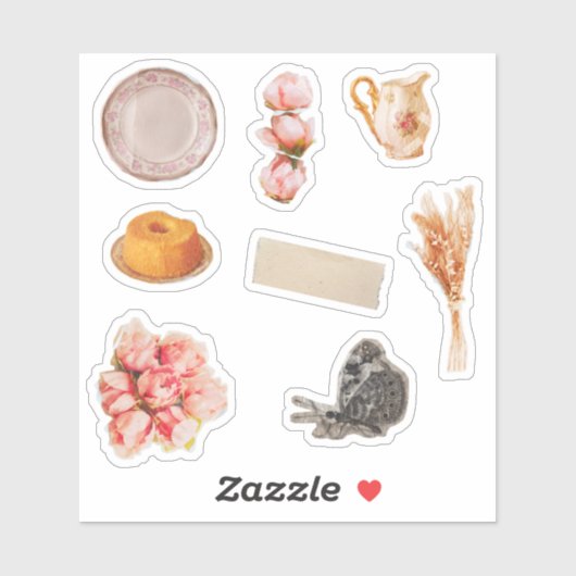 Cottagecore Planner Sticker Sheet (Vel)