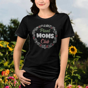 Cottagecore Plant Moms Club Floral Tri-Blend Shirt