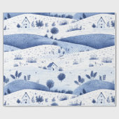 Cottagecore Platteland Toilepatroon Cadeaupapier (Vlak)