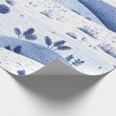 Cottagecore Platteland Toilepatroon Cadeaupapier (Hoek)