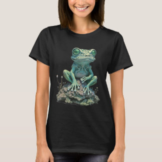 Cottagecore Poisen Frog Mushroom Halloween Nu Goth T-shirt
