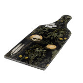 Cottagecore pompoen schedel snijplank (Hoek)