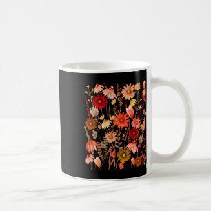 Cottagecore Pressed Flowers Floral Autumn Herfst W Koffiemok