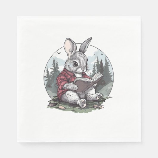 Cottagecore Rabbit _1 Servet (Voorkant)