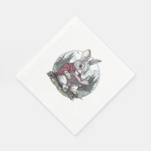 Cottagecore Rabbit _1 Servet (Hoek)